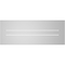 Ekena Millwork Vertical Surface Mount PVC Gable Vent: Functional, w/ 3-1/2"W x 1"P Standard Frame, 42"W x 16"H GVPVE42X1601SF - alternate 4